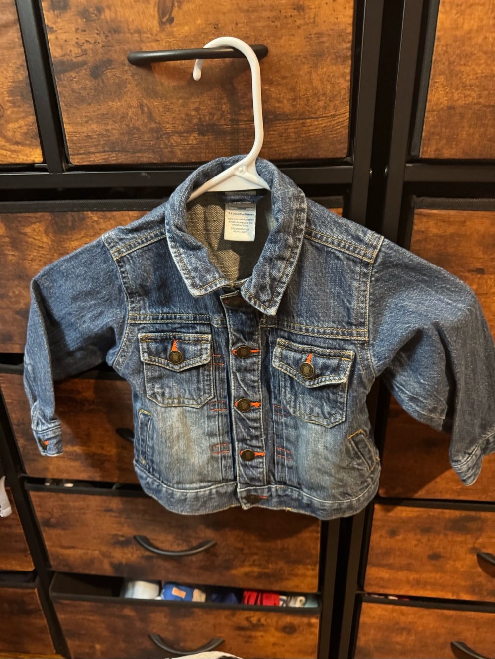 Wonder Kids Classic Kids Denim Jacket - Blue 24 Month